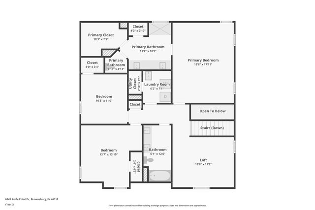 6843 Sable Point Drive, Brownsburg, IN 46112