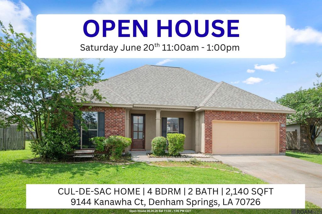 9144 Kanawha Ct, Denham Springs, LA 70726