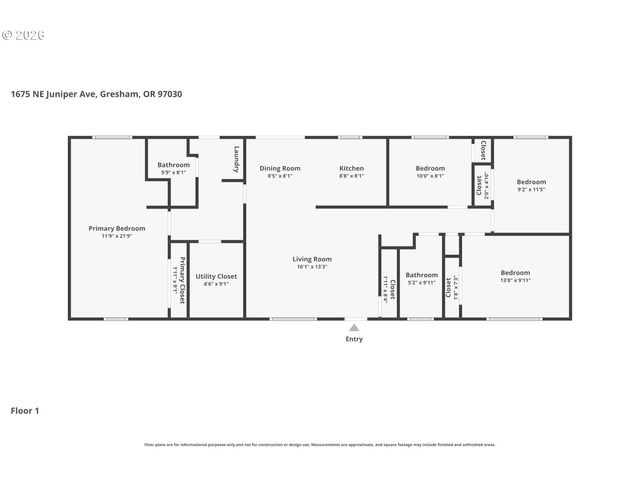 1675 Ne JUNIPER Ave, Gresham, OR 97030