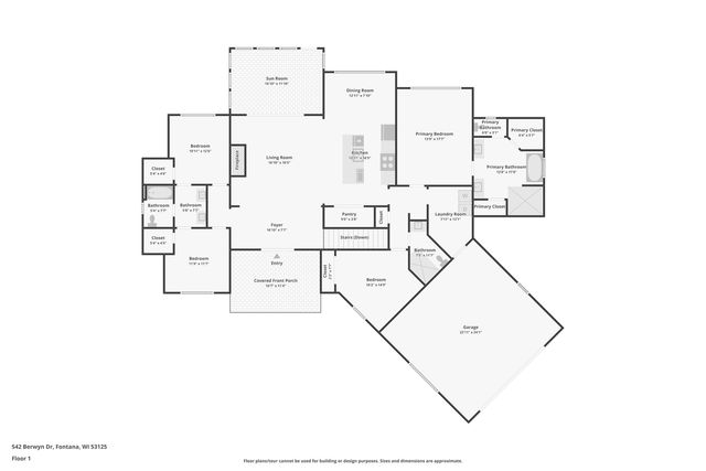 542 Berwyn DRIVE, Fontana, WI 53125
