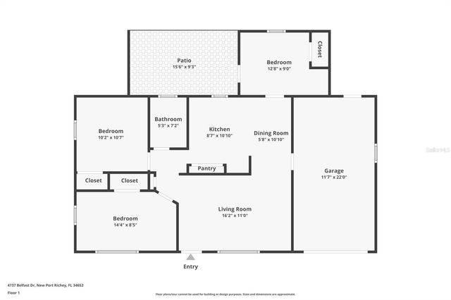 4737 BELFAST DRIVE, New Port Richey, FL 34652