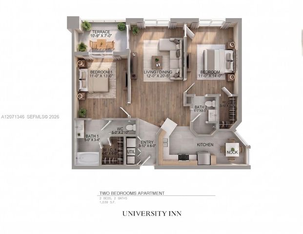 1280 S Alhambra Circle 2413, Coral Gables, FL 33146