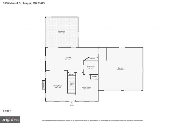 3868 MARVEL DR, Trappe, MD 21673