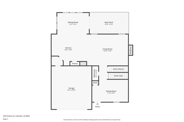 2704 Orleans Dr, Columbia, TN 38401