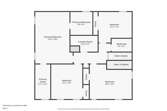 2704 Orleans Dr, Columbia, TN 38401