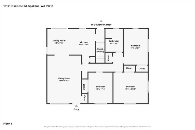 13121 E SALTESE Rd, Spokane Valley, WA 99216