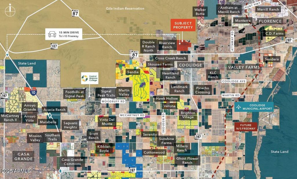 557 E HIGHWAY 287 Road -, Coolidge, AZ 85128 — exterior