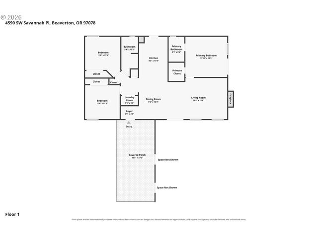 4590 Sw SAVANNAH Pl, Beaverton, OR 97078
