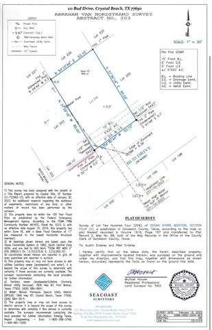 111 Bud Drive, Crystal Beach, TX 77650