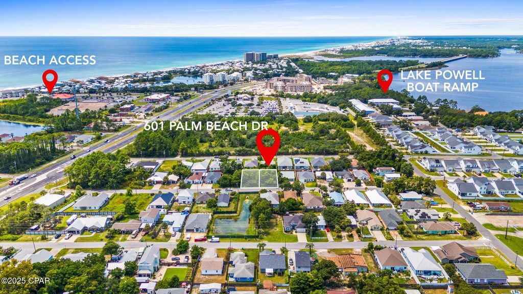 Image 1 of property listing at 601 Palm Beach Drive, Panama City Beach, FL 32413