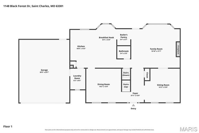 1148 Black Forest Drive, St Charles, MO 63301