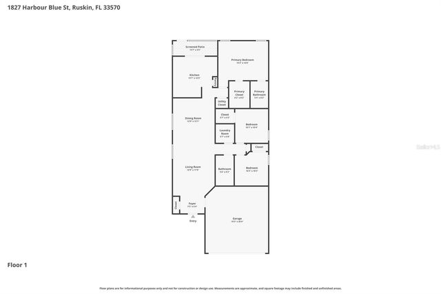 1827 HARBOUR BLUE STREET, Ruskin, FL 33570
