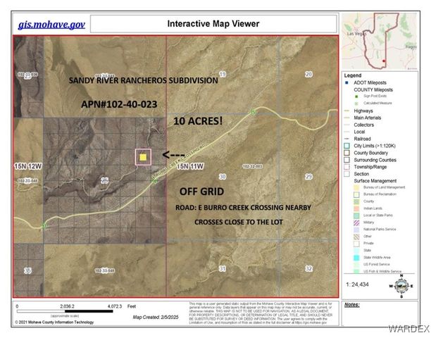 3 Lots E Burro Creek Crossing Road, Wikieup, AZ 85360