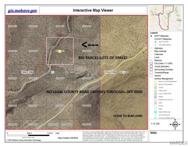 3 Lots E Burro Creek Crossing Road, Wikieup, AZ 85360