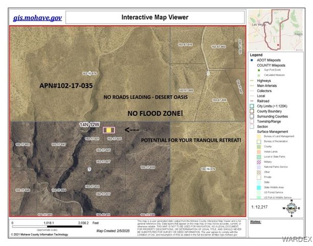 3 Lots E Burro Creek Crossing Road, Wikieup, AZ 85360
