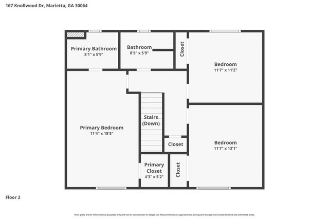 167 Knollwood Drive NW, Marietta, GA 30064