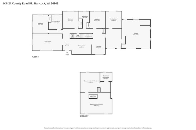 N3421 County KK Road, Hancock, WI 54943