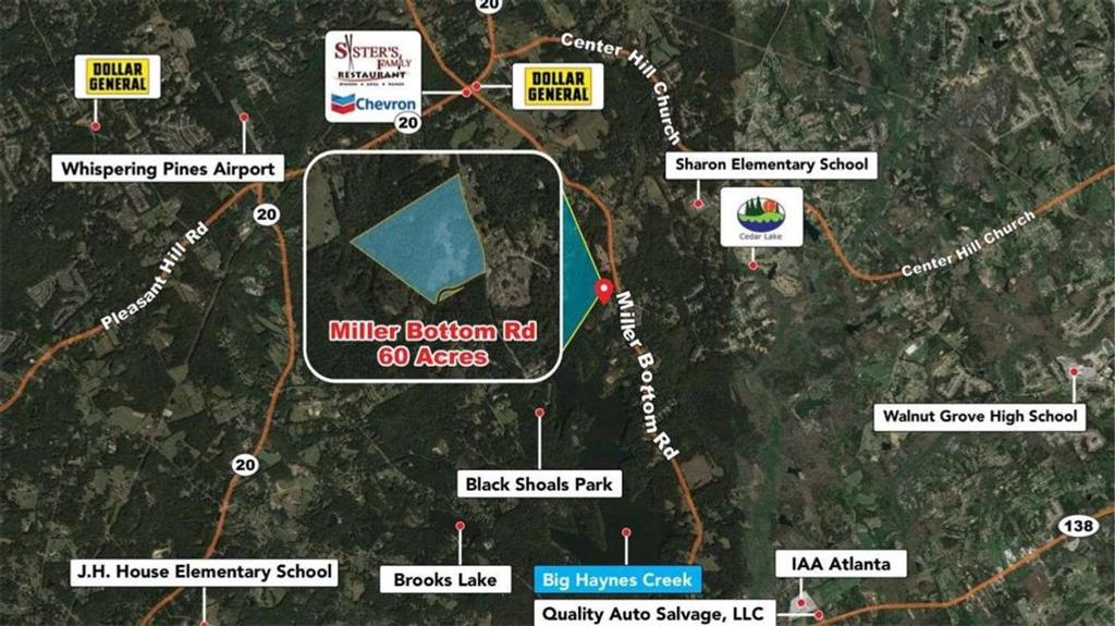 0 MILLER BOTTOM Road, Loganville, GA 30052