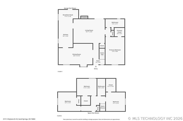 3111 Skylane Drive, Sand Springs, OK 74063