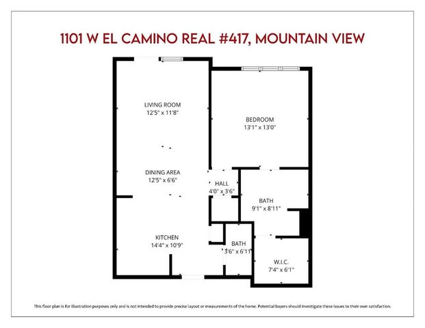 1101 W El Camino Real 417, Mountain View, CA 94040