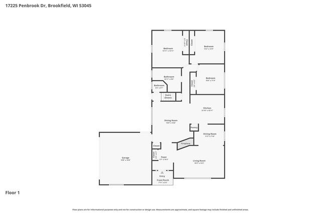 17225 Penbrook DRIVE, Brookfield, WI 53045