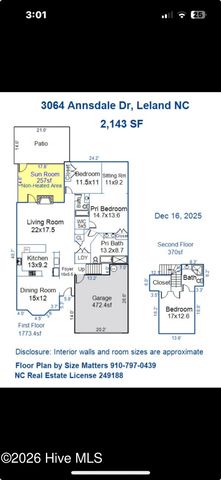 3064 Annsdale Drive S, Leland, NC 28451