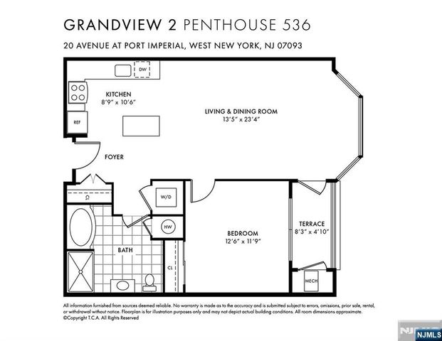 20 Ave At Port Imperial 536, West New York, NJ 07093