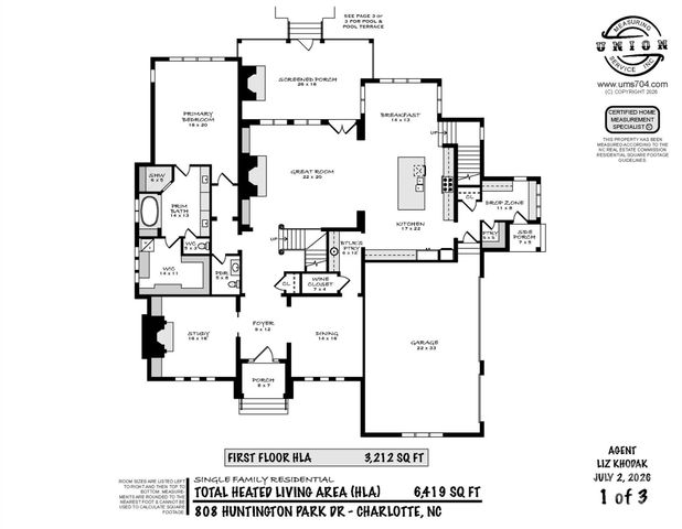 808 Huntington Park Drive, Charlotte, NC 28211