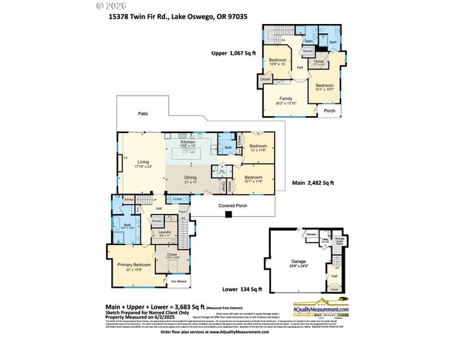 15378 TWIN FIR Rd, Lake Oswego, OR 97035