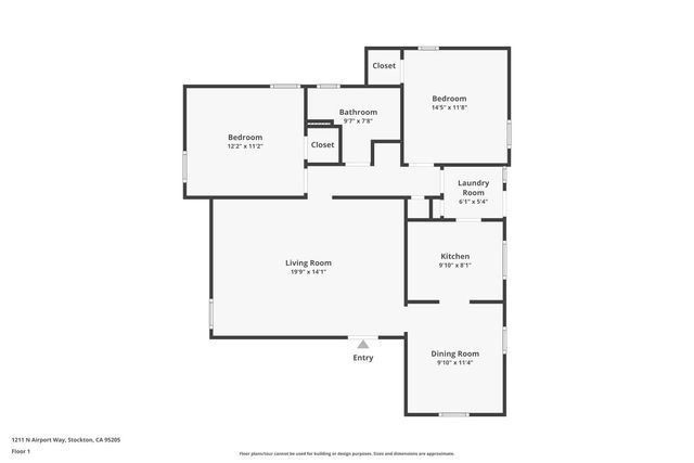 1211 N Airport Way, Stockton, CA 95205