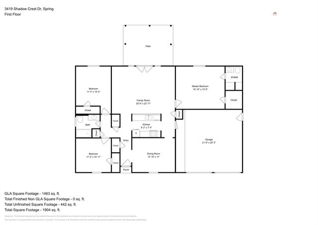 3419 Shadowcrest Lane, Spring, TX 77380