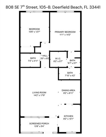 808 SE 7th St 105-B, Deerfield Beach, FL 33441