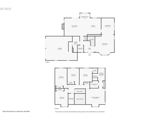 8225 Sw GEARHART Dr, Beaverton, OR 97007