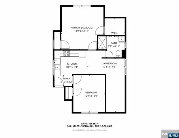 90 9th Street 2, Clifton, NJ 07011