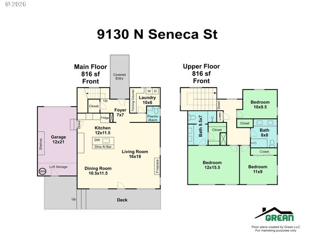 9130 N SENECA St, Portland, OR 97203