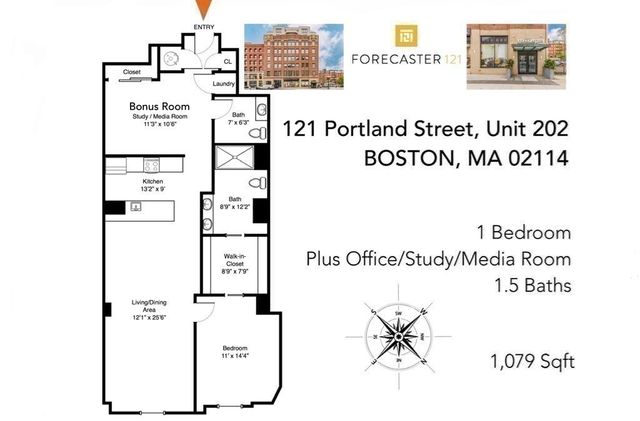 121 Portland Street 202, Boston, MA 02114