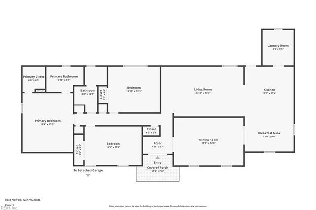 8634 New Road, Ivor, VA 23866