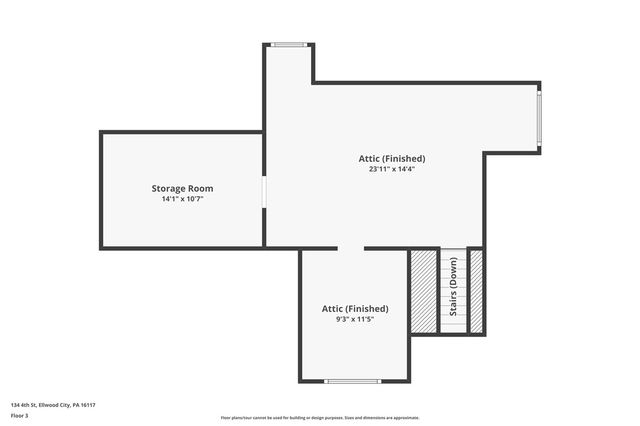 134 4th St, Ellwood City, PA 16117