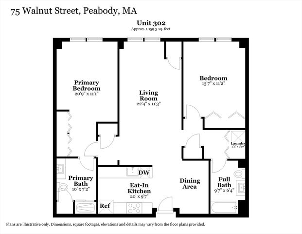 75 Walnut St 302, Peabody, MA 01960