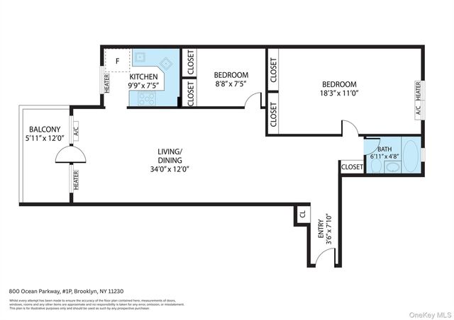 800 Ocean Parkway 1P, Brooklyn, NY 11230