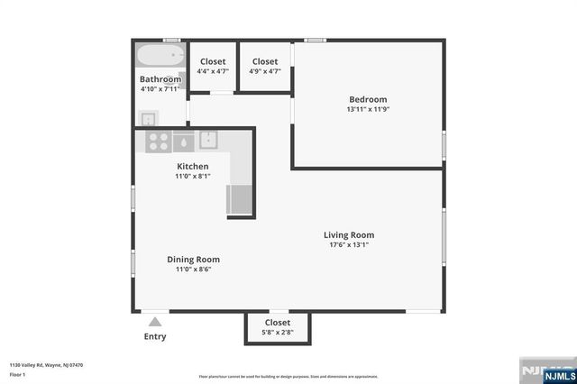 1130 Valley Road 1B, Wayne, NJ 07470