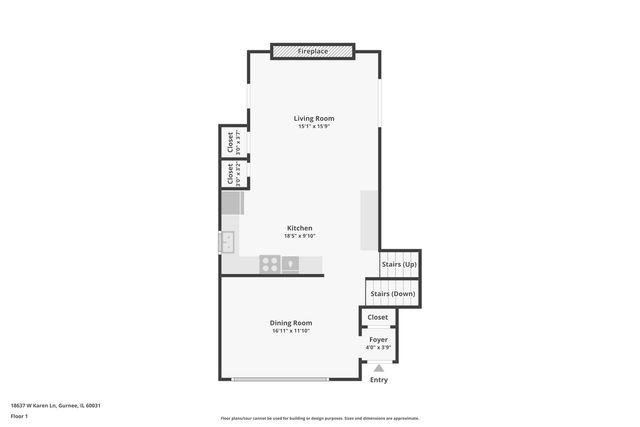 18637 W Karen LANE, Gurnee, IL 60031