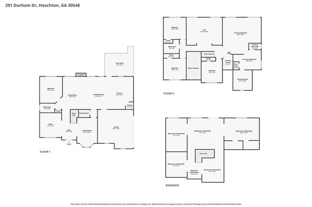 291 Durham Drive, Hoschton, GA 30548