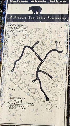 0 Black Bear Ridge, Ellijay, GA 30536
