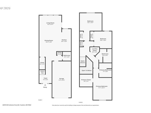 22070 Sw GRAHAMS FERRY Rd, Tualatin, OR 97062