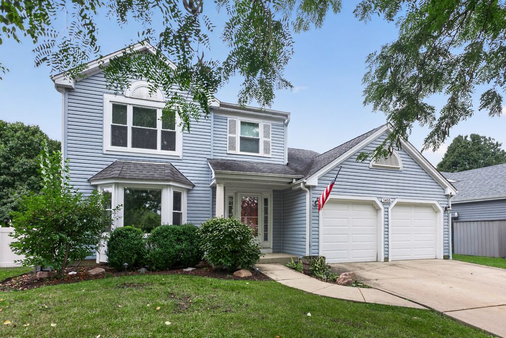 1455 Iris Avenue, Carol Stream, IL 60188 — exterior