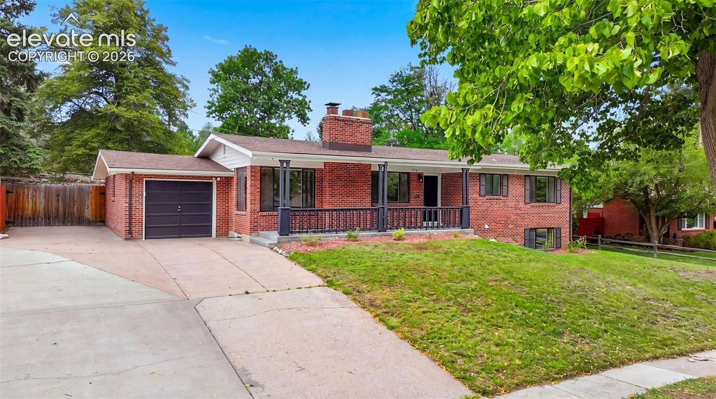 1316 Prairie Road, Colorado Springs, CO 80909 — exterior