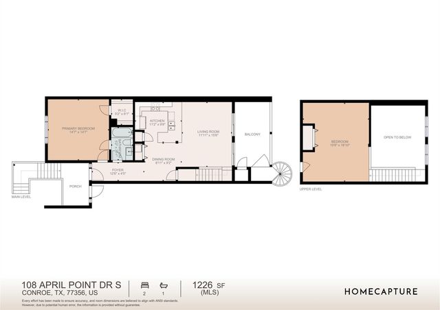 108 April Point Drive S, Montgomery, TX 77356