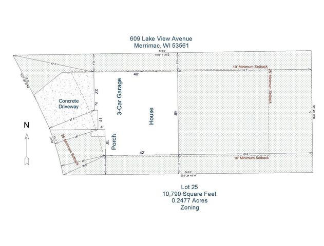 609 Lake View Avenue, Merrimac, WI 53561