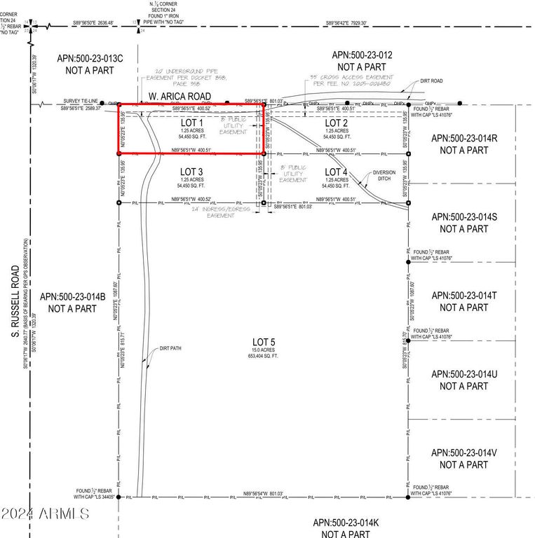 LOT 1 W ARICA (NO ADDRESS) Road 1, Casa Grande, AZ 85193 — photo 2
